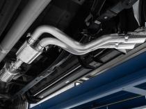 3 Inch Cat Back Exhaust System Pre-Axle Dual Outlet T304 Stainless Steel Street Version For 15-20 Ford F-150 MBRP