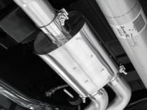 3 Inch Cat Back Exhaust System For 15-20 Ford F-150 Pre Axle Dual Outlet Aluminized Steel Street Version MBRP