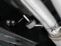 3 Inch Exhaust Resonator Back Dual Rear Exit T409 Stainless Steel For 17-20 Ford F-150 Raptor 3.5L EcoBoost MBRP