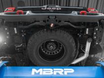 21-23 Jeep Gladiator Armor Plus Series T409 Stainless Steel 3 Inch Filter Back Rear Turn Down Exhaust System MBRP