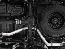 21-23 Jeep Gladiator Armor Plus Series T409 Stainless Steel 3 Inch Filter Back Rear Turn Down Exhaust System MBRP