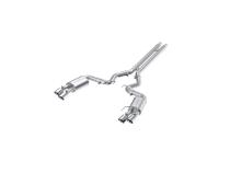 3 Inch Cat Back Exhaust System For 18-23 Ford Mustang GT 5.0L With Quad 4 Inch Dual Wall Tips Street Version T304 Stainless Steel MBRP