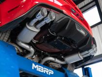 3 Inch Cat Back Exhaust System For 18-23 Ford Mustang GT 5.0L With Quad 4 Inch Dual Wall Tips Street Version T304 Stainless Steel MBRP