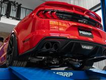 2.5 Inch Axle Back With Quad 4 Inch Dual Wall Tips For 18-23 Ford Mustang GT 5.0L Non Active Exhaust Armor BLK MBRP