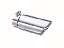 Exhaust Tip 4 Inch O.D. Dual Wall Angled 3 1/2 Inch Inlet 10 Inch Length T304 Stainless Steel MBRP