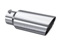 Exhaust Tip 7 Inch O.D. Rolled End 5 Inch Inlet 18 Inch Length T304 Stainless Steel MBRP