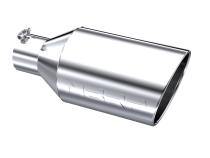 Exhaust Tip 8 Inch O.D. Rolled End 4 Inch Inlet 18 Inch Length T304 Stainless Steel MBRP