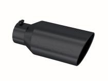 Exhaust Tip 8 Inch O.D. Rolled End 5 Inch Inlet 18 Inch Length Black MBRP