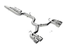2022-Up Volkswagen Golf R MK8 T304 Stainless Steel 3 Inch Cat-Back Quad Split Rear Valve Delete MBRP