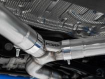 2022-Up Volkswagen Golf R MK8 T304 Stainless Steel 3 Inch Cat-Back Quad Split Rear Carbon Fiber Tips Valve Delete MBRP