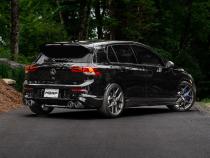 2022-Up Volkswagen Golf R MK8 T304 Stainless Steel 3 Inch Cat-Back Quad Split Rear Carbon Fiber Tips Valve Delete MBRP