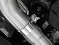 2022-Up Volkswagen Golf R MK8 T304 Stainless Steel 3 Inch Cat-Back 2.5 Inch Quad Rear Exit with Carbon Fiber Tips Active Exhaust MBRP