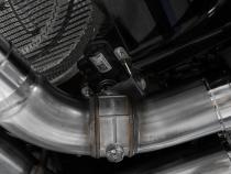 2022-Up Volkswagen Golf R MK8 T304 Stainless Steel 3 Inch Cat-Back 2.5 Inch Quad Rear Exit with Carbon Fiber Tips Active Exhaust MBRP