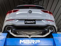 2022-Up Volkswagen Golf GTI MK8 T304 Stainless Steel 3 Inch Cat-Back 2.5 Inch Dual Split Rear MBRP