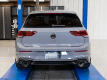 2022-Up Volkswagen Golf GTI MK8 T304 Stainless Steel 3 Inch Cat-Back 2.5 Inch Dual Split Rear with Carbon Fiber Tips MBRP