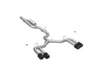 2022-Up Audi S3 Armor Pro 3 Inch Cat-Back Exhaust System with Quad Carbon Fiber Tips, Valve Delete MBRP