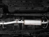 04-24 Toyota 4Runner 11-16 Toyota Land Cruiser Prado Armor Lite Aluminized Steel 2.5 Inch Cat-Back High Clearance Turn Down Single Rear Exit MBRP Exhaust System