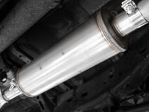 04-24 Toyota 4Runner 11-16 Toyota Land Cruiser Prado Armor Lite Aluminized Steel 2.5 Inch Cat-Back High Clearance Turn Down Single Rear Exit MBRP Exhaust System