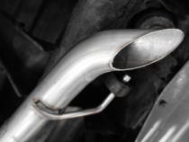 04-24 Toyota 4Runner 11-16 Toyota Land Cruiser Prado Armor Lite Aluminized Steel 2.5 Inch Cat-Back High Clearance Turn Down Single Rear Exit MBRP Exhaust System