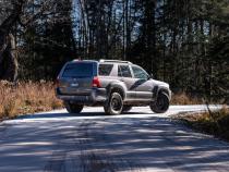 04-24 Toyota 4Runner 11-16 Toyota Land Cruiser Prado Armor Lite Aluminized Steel 2.5 Inch Cat-Back High Clearance Turn Down Single Rear Exit MBRP Exhaust System