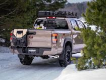 2022-Up Nissan Frontier 3.8L T304 2.5 Inch Cat-Back 3 Inch Single Rear Exit Armor Pro Series MBRP