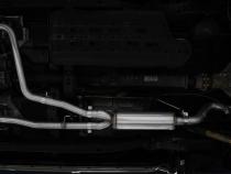 2022-Up Nissan Frontier 3.8L Turn Down T304 2.5 Inch Cat-Back 3 Inch Single High Clearance Rear Exit Armor Pro Series MBRP