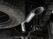 2022-Up Nissan Frontier 3.8L Turn Down T304 2.5 Inch Cat-Back 3 Inch Single High Clearance Rear Exit Armor Pro Series MBRP