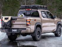 2022-Up Nissan Frontier 3.8L Turn Down T304 2.5 Inch Cat-Back 3 Inch Single High Clearance Rear Exit Armor Pro Series MBRP