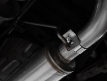 2022-Up Nissan Frontier 3.8L Turn Down Aluminized Steel 2.5 Inch Cat-Back 3 Inch Single High Clearance Rear Exit Armor Lite Series MBRP