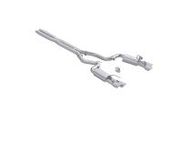 24-Up Ford Mustang GT 5.0L Armor Pro T304 Stainless Steel 3 Inch Cat-Back Dual Split Rear with Quad Tips Street Profile MBRP