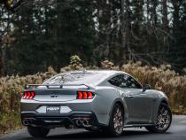 24-Up Ford Mustang GT 5.0L Armor BLK Black-Coated Aluminized Steel 3 Inch Cat-Back Dual Split Rear with Quad Black Tips Street Profile MBRP