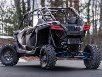 20-Up Polaris RZR PRO XP Slip-on Active Exhaust Dual Outlet with Carbon Fiber Tips Performance Series MBRP