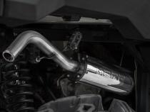 2018-Up Polaris Ranger XP 1000/ Ranger Crew XP 1000 5 Inch Single Slip-on Muffler Assembly Performance Series MBRP