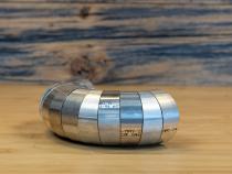 Universal T304 Stainless Steel 2.25 Inch Diameter 180 Degree Pie Cut Kit MBRP