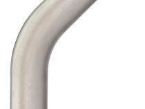 3 Inch Oval 45 Degree Vertical Exhaust Bend 304 Stainless Steel Low-Profile Ground Clearance Pypes Performance Exhaust