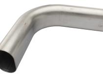 3 Inch Oval 90 Degree Vertical Exhaust Bend 304 Stainless Steel Low-Profile Ground Clearance Pypes Performance Exhaust