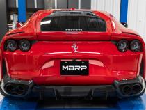 12-21 Ferrari 812SF/ 812GTS F12 6.3L/6.5L V12 70mm X-Pipe Kit T304 Stainless Steel MBRP