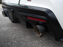 20-Up Toyota Supra T304 Stainless Steel 3 inch Cat Back Dual Rear with Carbon Fiber Tips MBRP