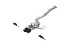 2023-Up Toyota Corolla GR 1.6L Armor Pro T304 Stainless Steel 3 Inch Cat-Back Dual Center Rear Exit with Carbon Fiber Tips MBRP