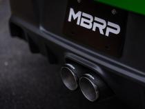 2023-Up Toyota Corolla GR 1.6L Armor Pro T304 Stainless Steel 3 Inch Cat-Back Dual Center Rear Exit with Carbon Fiber Tips MBRP