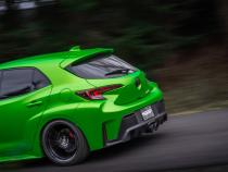 2023-Up Toyota Corolla GR 1.6L Armor Pro T304 Stainless Steel 3 Inch Cat-Back Dual Center Rear Exit with Carbon Fiber Tips MBRP