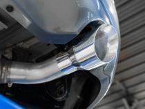 2017-2022 Infiniti Q60 3.0L 3 Inch Cat-Back Dual Split Rear Exit Tour Version T304 Stainless Steel MBRP