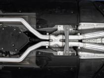 2017-2022 Infiniti Q60 3.0L 3 Inch Cat-Back Dual Split Rear Exit Tour Version T304 Stainless Steel MBRP