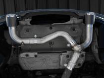 2017-2021 BMW M240i 3.0L 3.0 Inch Axle-Back Dual Rear Exit T304 Stainless Steel with Carbon Fiber Tips MBRP