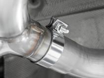 2017-2021 BMW M240i 3.0L 3.0 Inch Axle-Back Dual Rear Exit T304 Stainless Steel with Carbon Fiber Tips MBRP