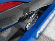 2017-2021 BMW M240i 3.0L 3.0 Inch Axle-Back Dual Rear Exit T304 Stainless Steel with Carbon Fiber Tips MBRP