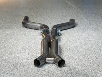 2021-Up BMW M4 G82/ M3 G80 3.0L Coupe and Sedan T304 Stainless Steel 3 Inch Resonator Bypass X-Pipe MBRP