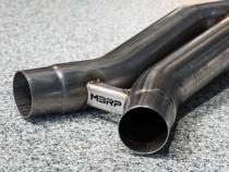 2021-Up BMW M4 G82/ M3 G80 3.0L Coupe and Sedan T304 Stainless Steel 3 Inch Resonator Bypass X-Pipe MBRP