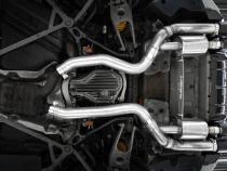 2019-2021 BMW M2 Competition 3.0L Armor Pro T304 Stainless Steel 3 Inch Resonator-Back Dual Rear Quad Outlet with Carbon Fiber Tips Active Profile MBRP