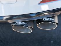T304 Stainless Steel 2.5 Inch Resonator Back Dual Rear Quad Carbon Fiber Tips 18-Up Audi S5 Coupe/S4 Sedan MBRP